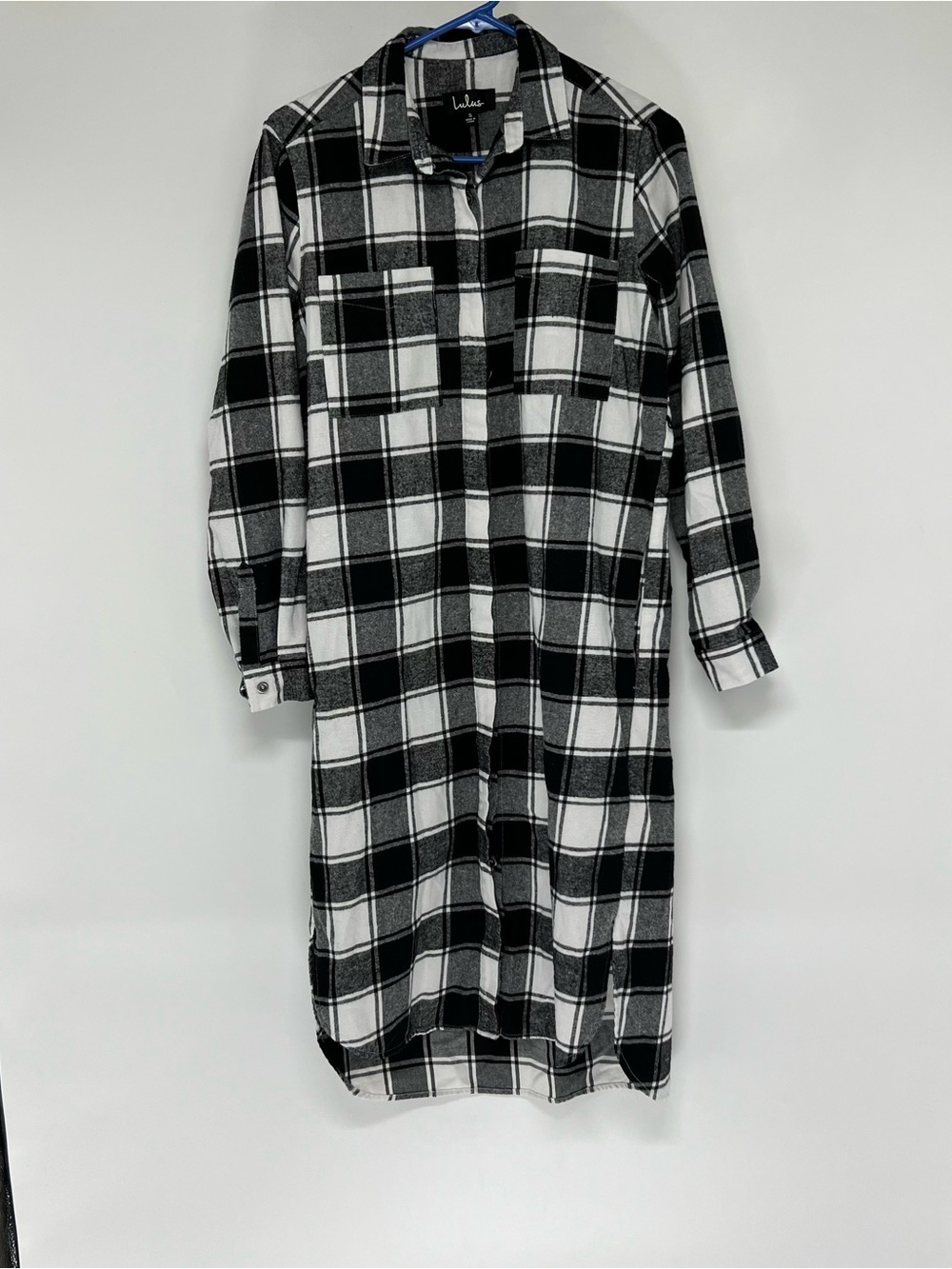 Lulus flannel dress women’s small